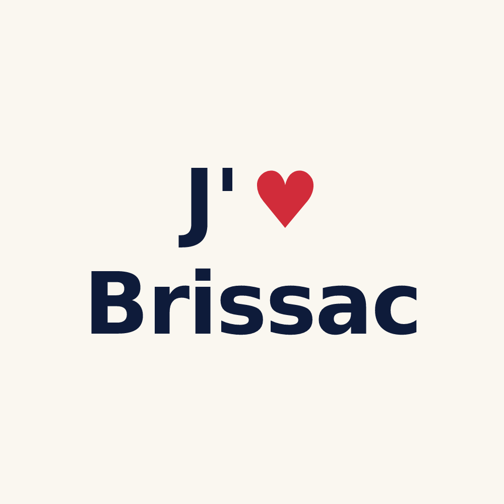 Tasse personnalisée Brissac — design J'aime Brissac