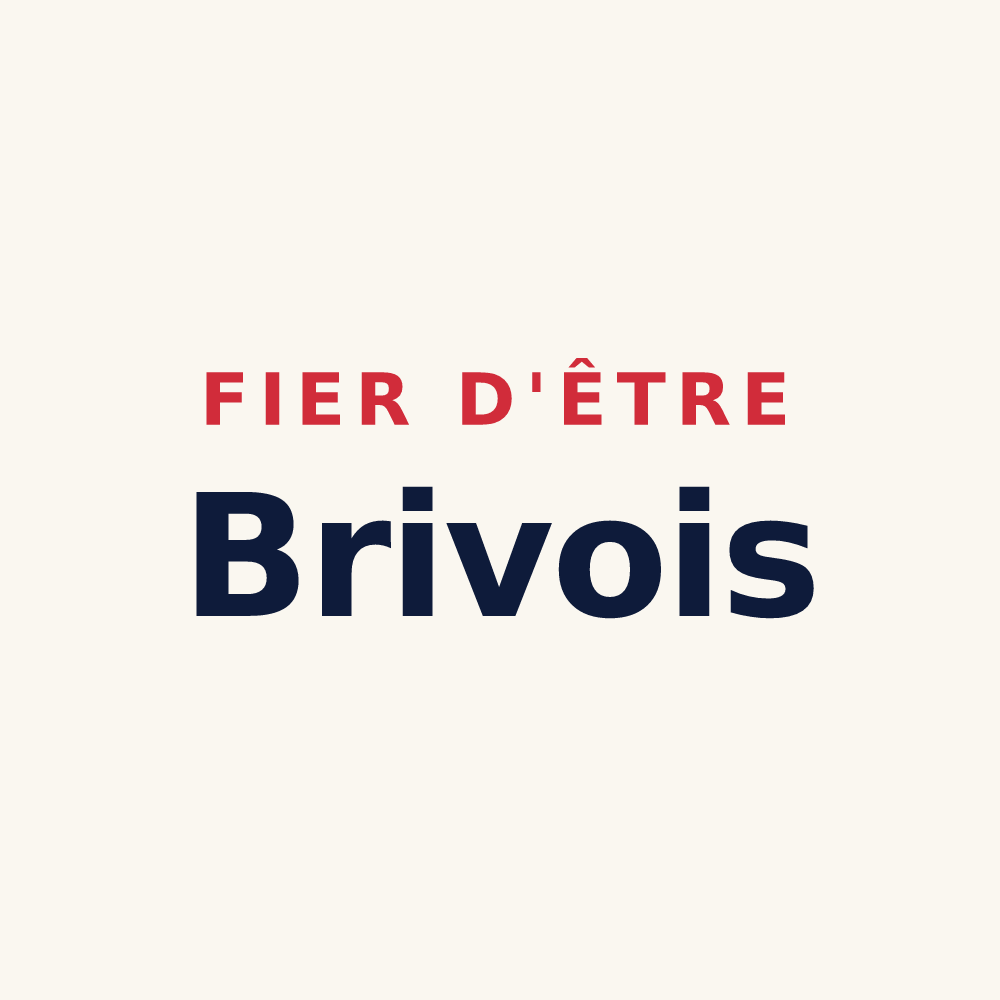Tasse « Fier d'être Brivois » — design pour Brives-sur-Charente