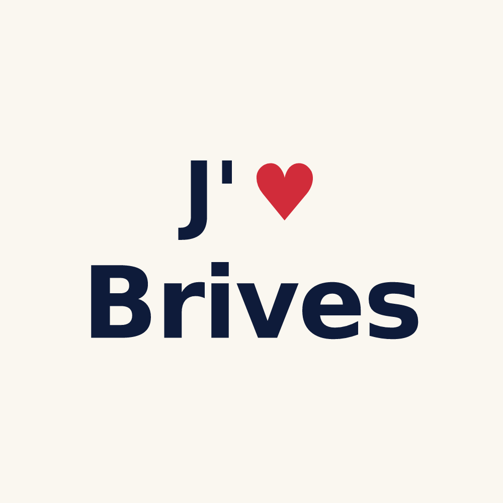 Tasse personnalisée Brives — design J'aime Brives