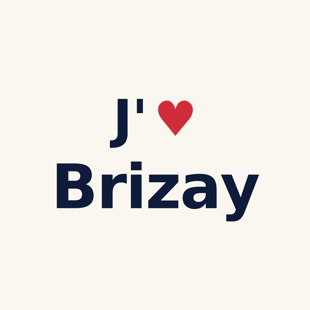 Tasse personnalisée Brizay — design J'aime Brizay