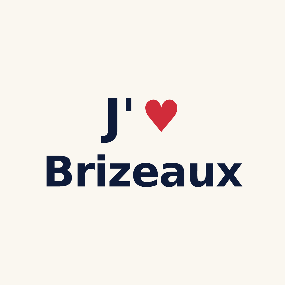 Tasse personnalisée Brizeaux — design J'aime Brizeaux