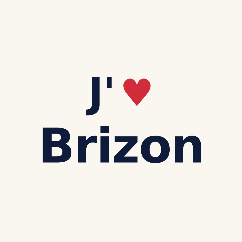 Tasse personnalisée Brizon — design J'aime Brizon