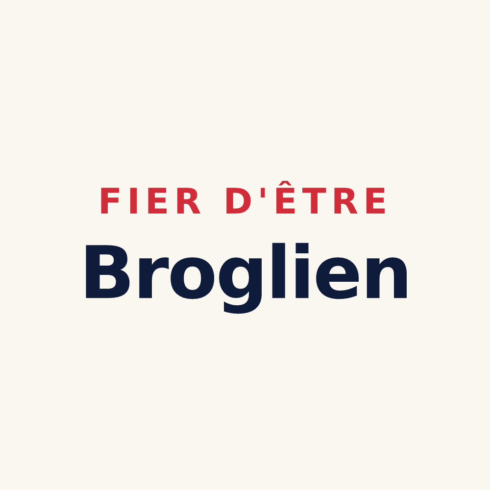 Tasse « Fier d'être Broglien » — design pour Broglie