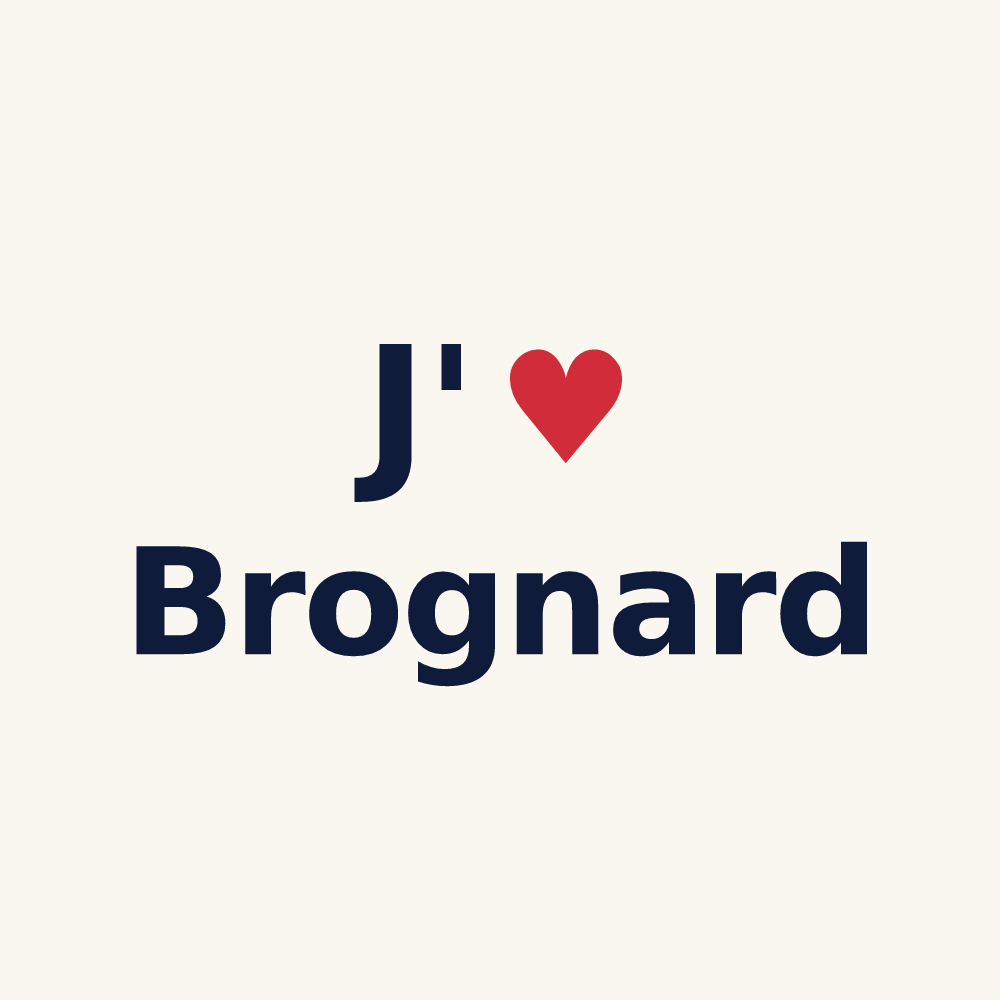 Tasse personnalisée Brognard — design J'aime Brognard