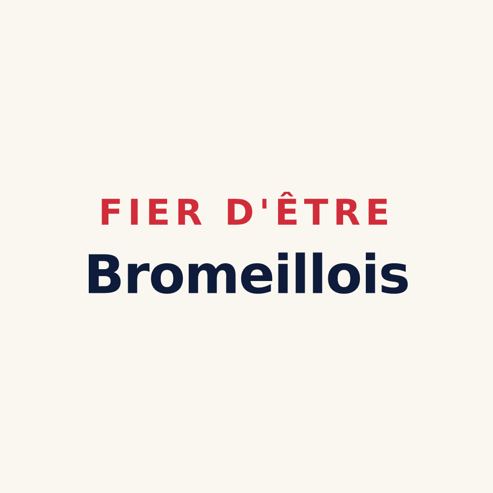 Tasse « Fier d'être Bromeillois » — design pour Bromeilles