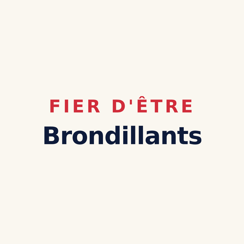 Tasse « Fier d'être Brondillants » — design pour Bron