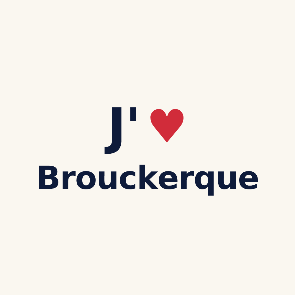 Tasse personnalisée Brouckerque — design J'aime Brouckerque