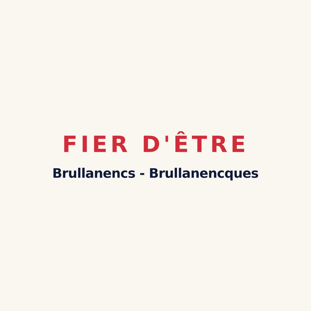 Tasse « Fier d'être Brullanencs - Brullanencques » — design pour Brouilla