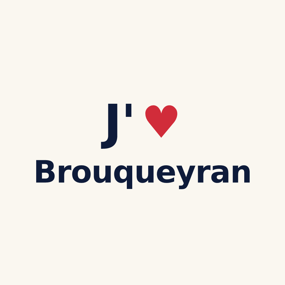 Tasse personnalisée Brouqueyran — design J'aime Brouqueyran