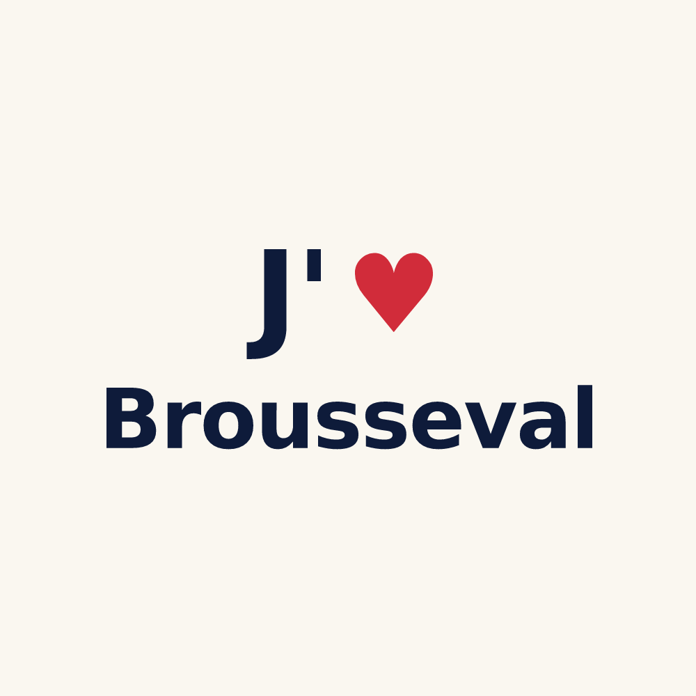 Tasse personnalisée Brousseval — design J'aime Brousseval