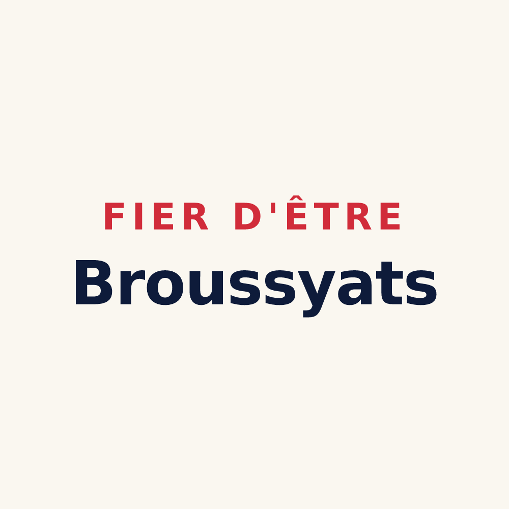 Tasse « Fier d'être Broussyats » — design pour Broussy-le-Grand