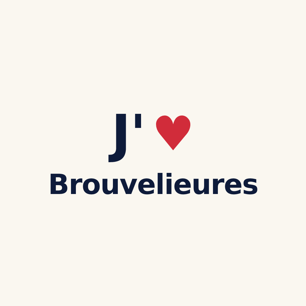 Tasse personnalisée Brouvelieures — design J'aime Brouvelieures