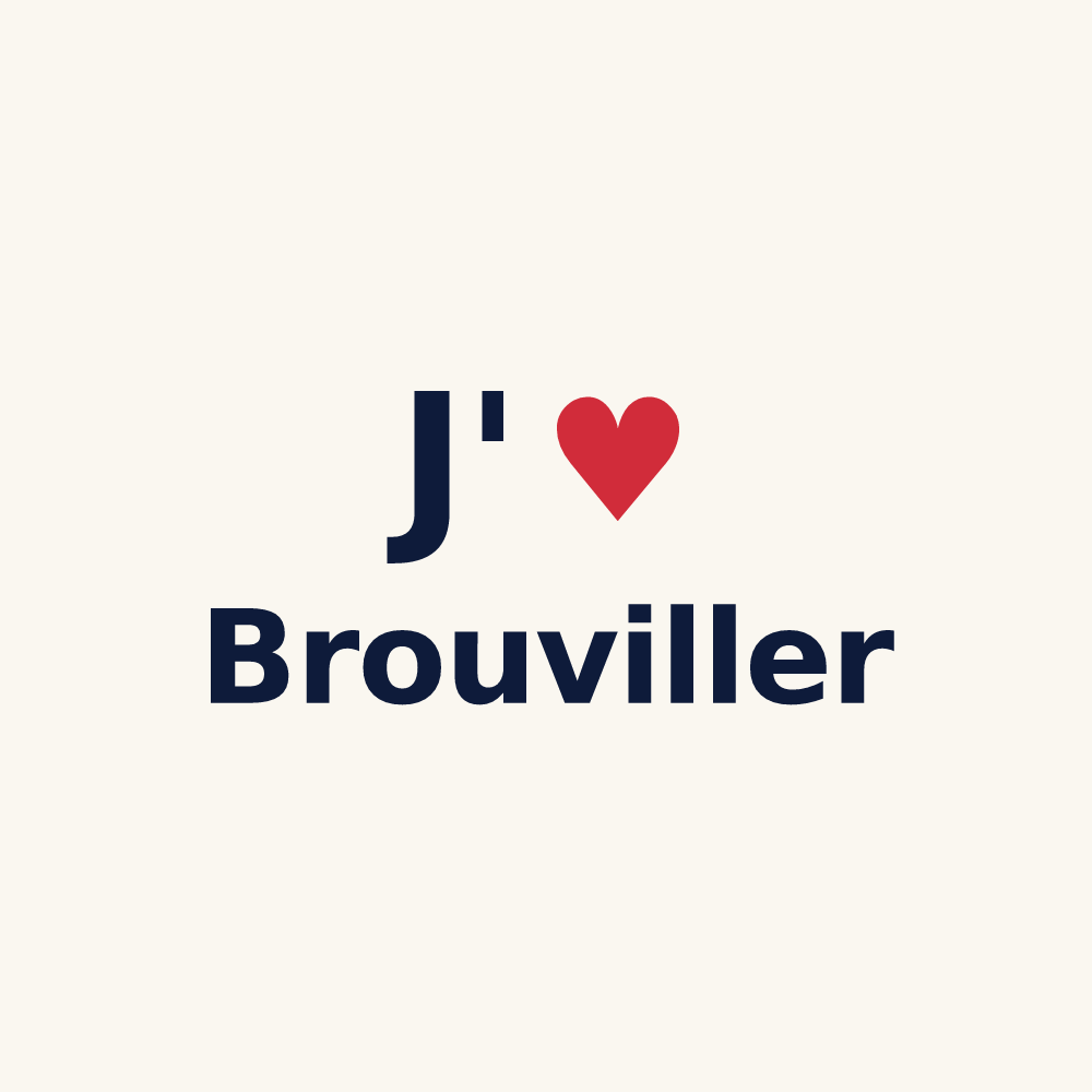 Tasse personnalisée Brouviller — design J'aime Brouviller