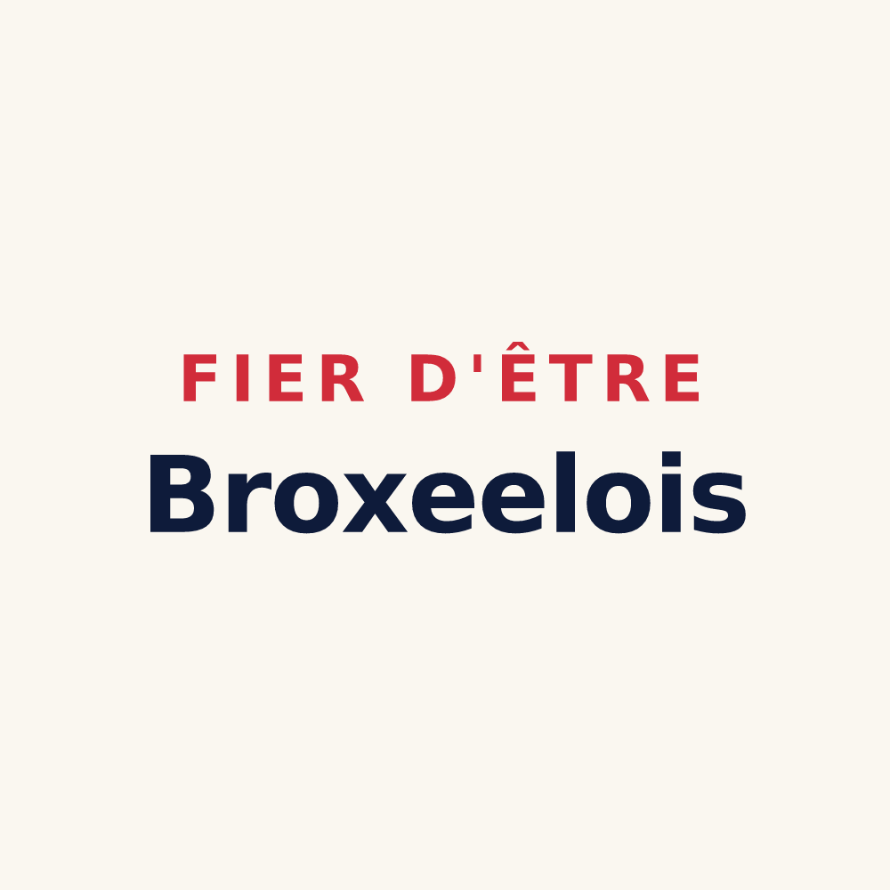 Tasse « Fier d'être Broxeelois » — design pour Broxeele