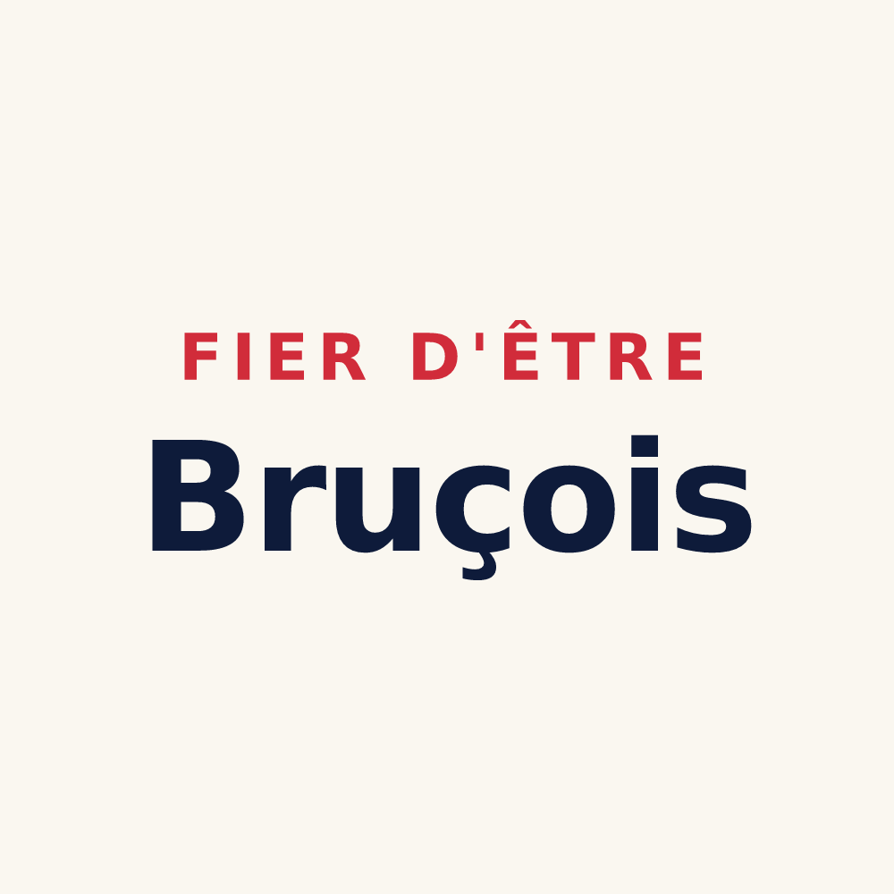 Tasse « Fier d'être Bruçois » — design pour Bruc-sur-Aff