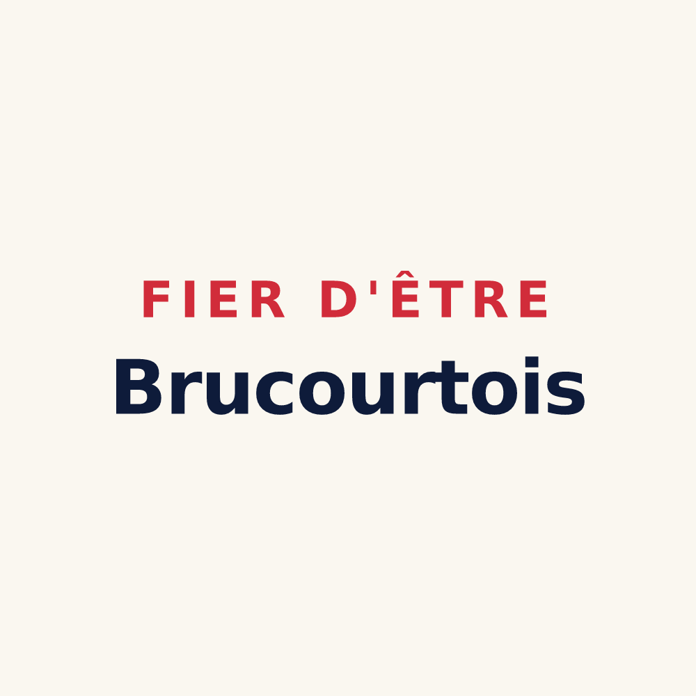 Tasse « Fier d'être Brucourtois » — design pour Brucourt