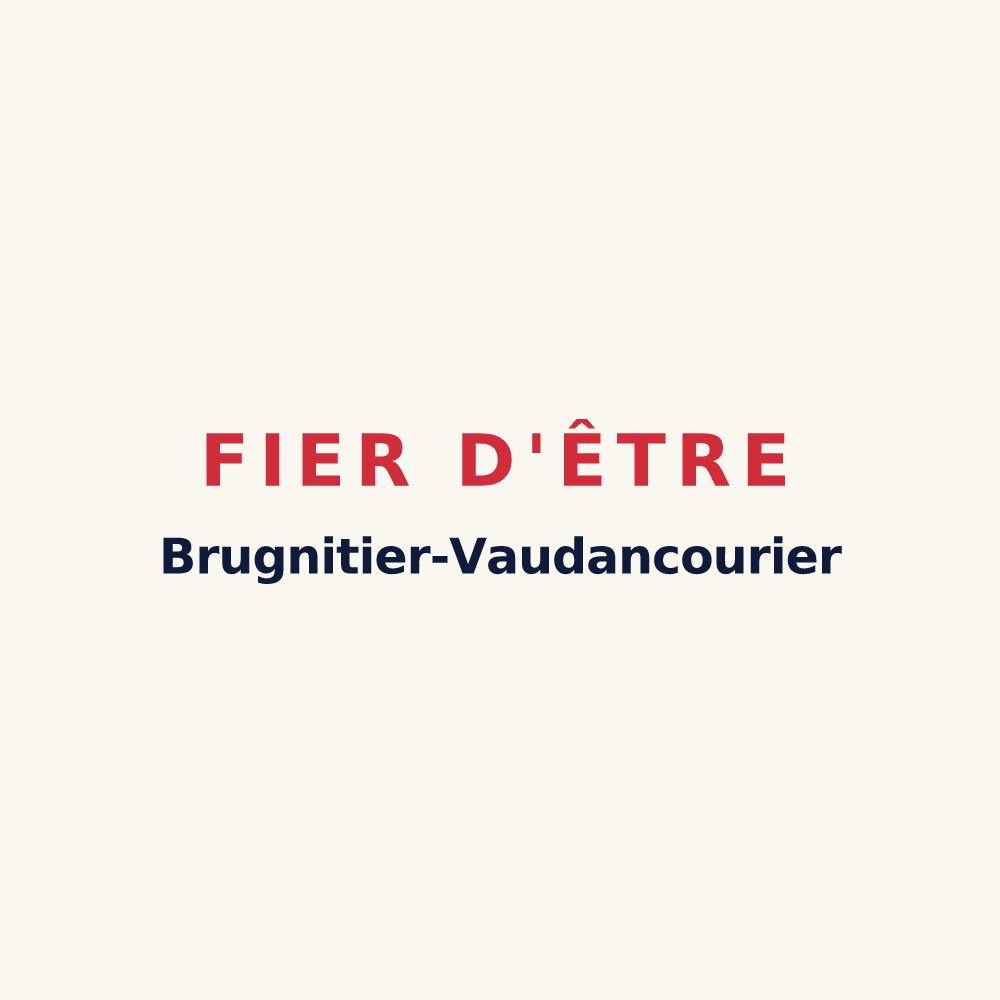 Tasse « Fier d'être Brugnitier-Vaudancourier » — design pour Brugny-Vaudancourt