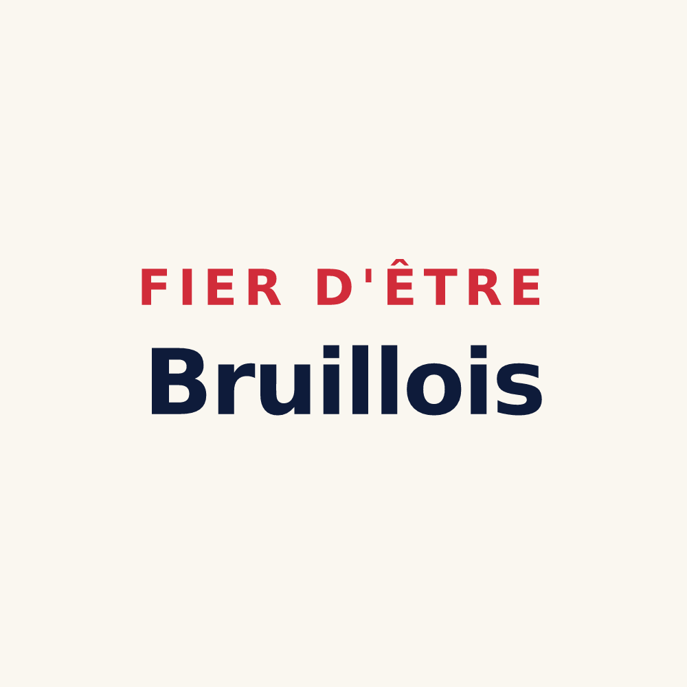 Tasse « Fier d'être Bruillois » — design pour Bruille-Saint-Amand