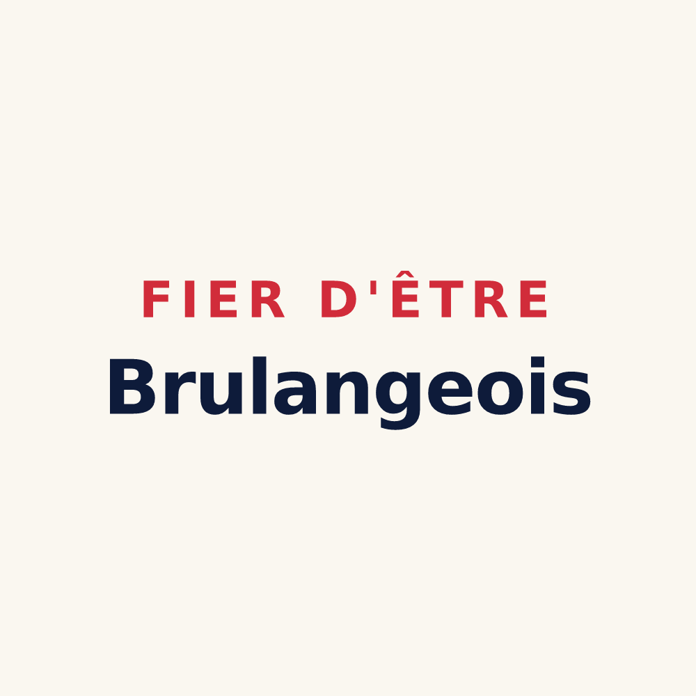 Tasse « Fier d'être Brulangeois » — design pour Brulange
