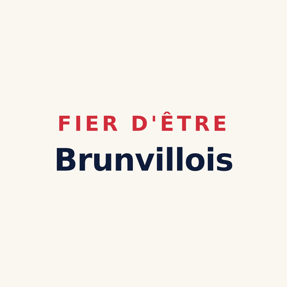 Tasse « Fier d'être Brunvillois » — design pour Brunvillers-la-Motte