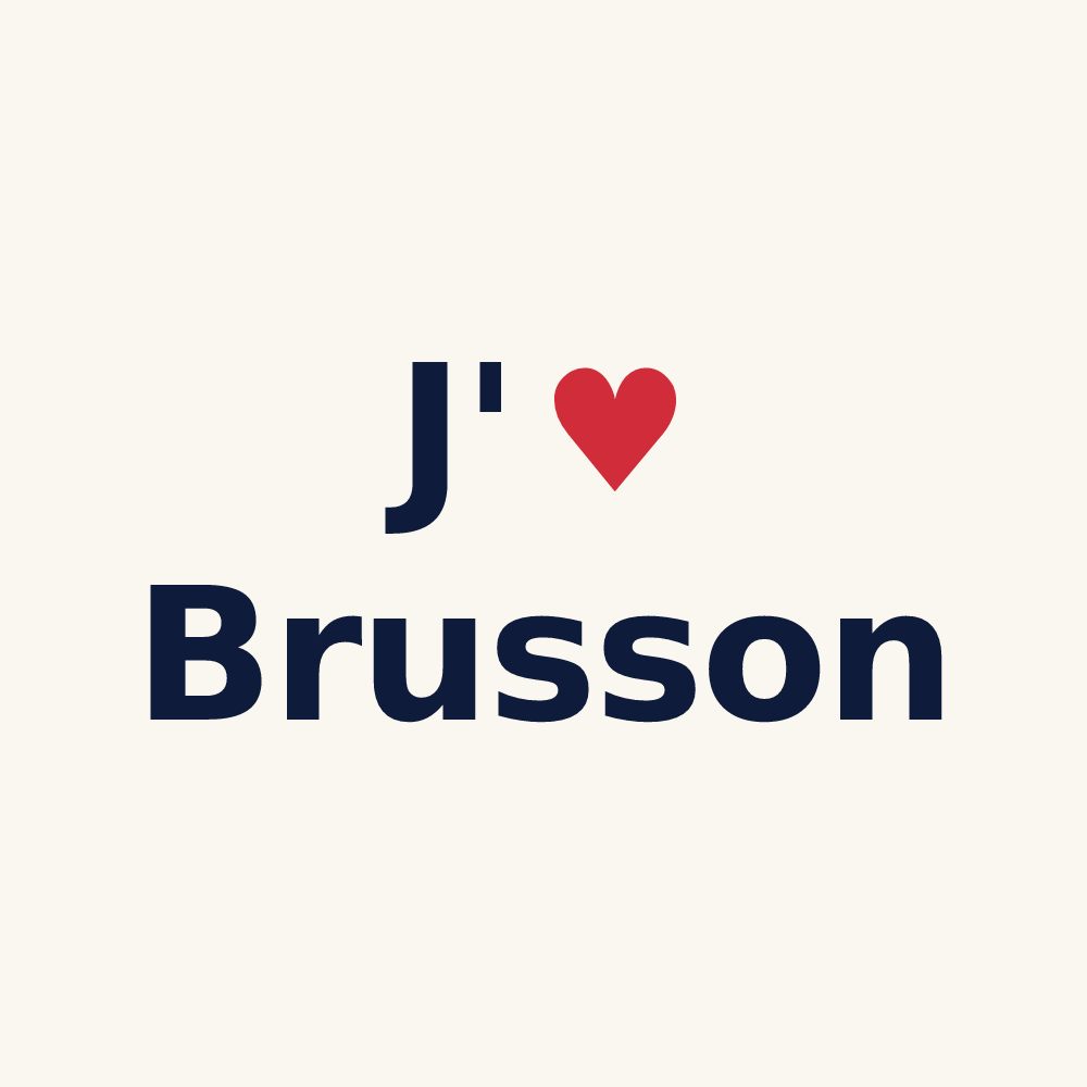 Tasse personnalisée Brusson — design J'aime Brusson