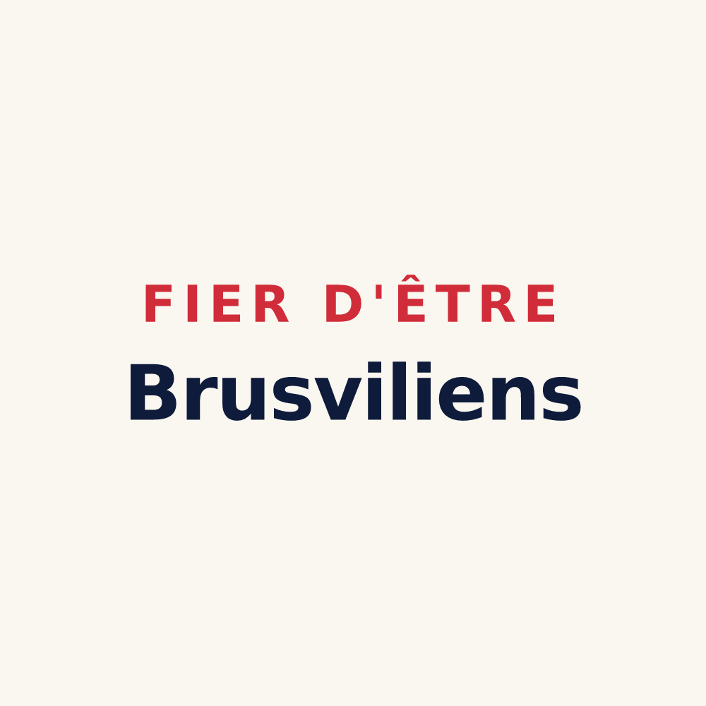 Tasse « Fier d'être Brusviliens » — design pour Brusvily