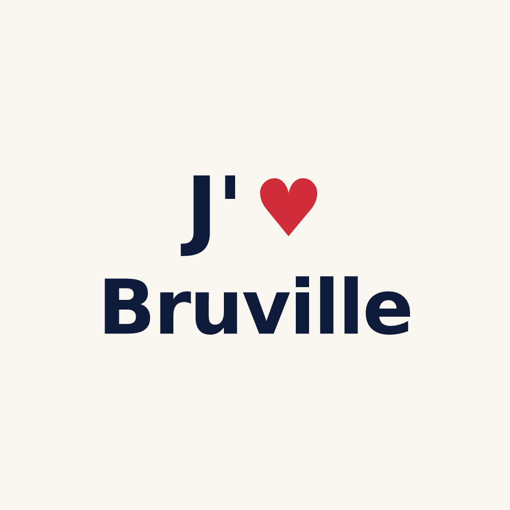 Tasse personnalisée Bruville — design J'aime Bruville