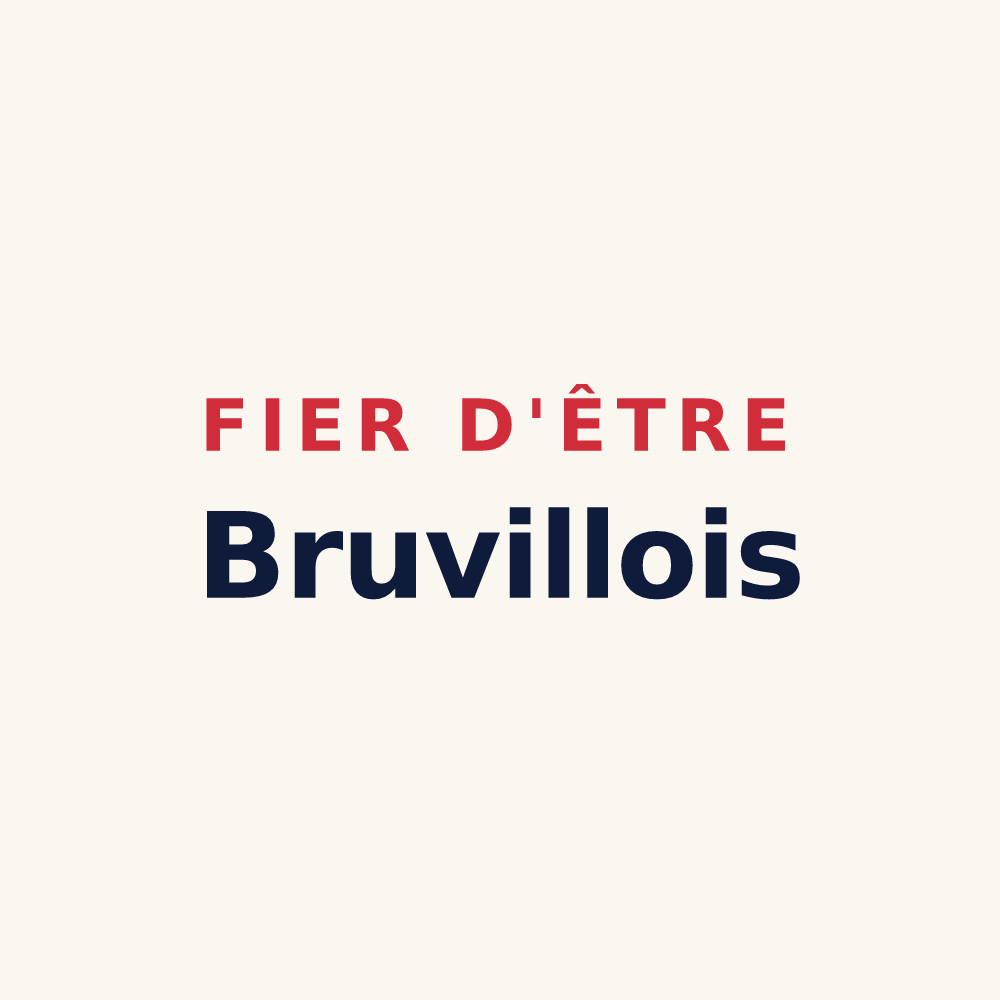 Tasse « Fier d'être Bruvillois » — design pour Bruville