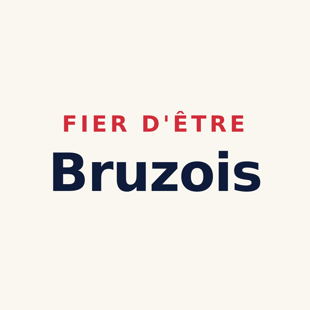 Tasse « Fier d'être Bruzois » — design pour Bruz