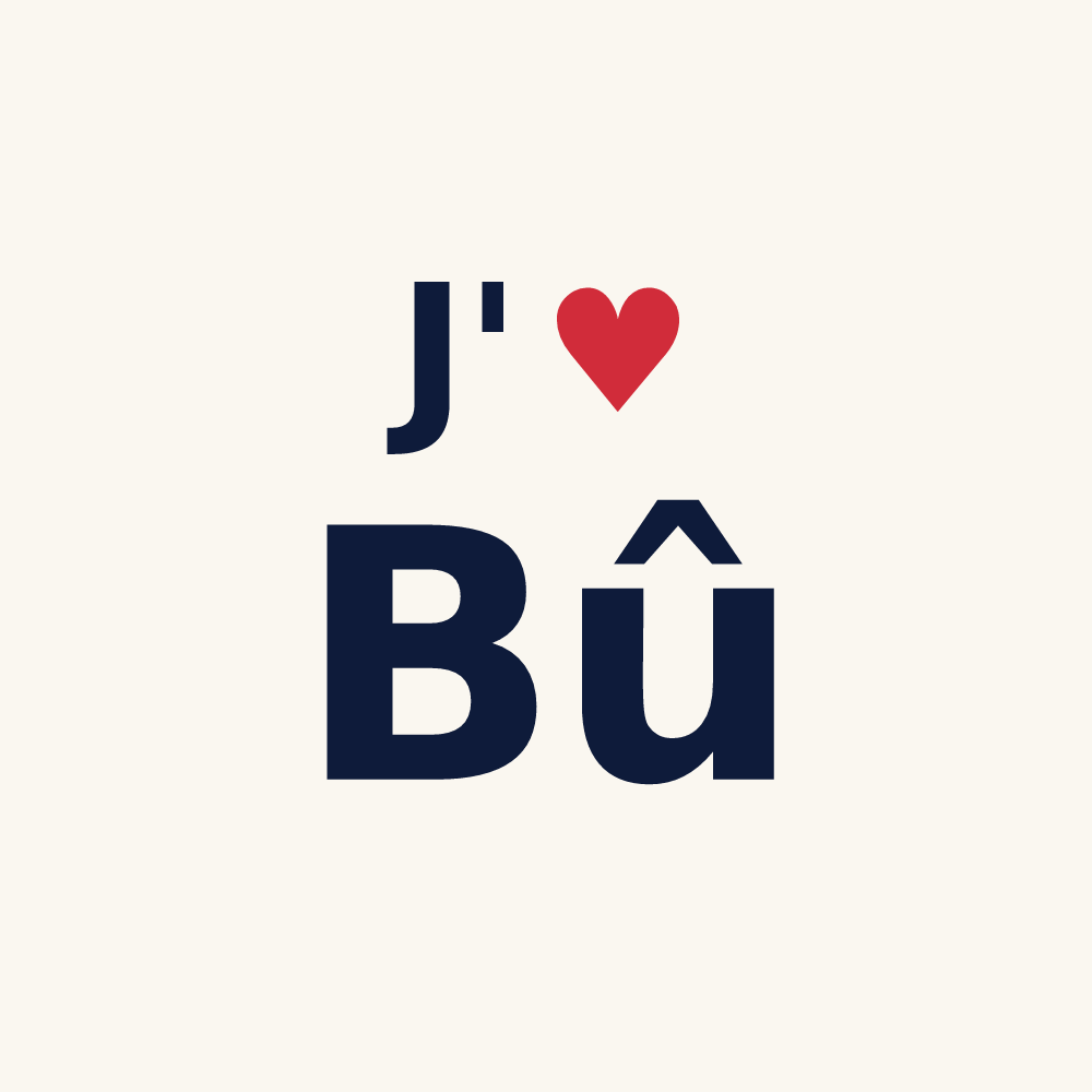 Tasse personnalisée Bû — design J'aime Bû