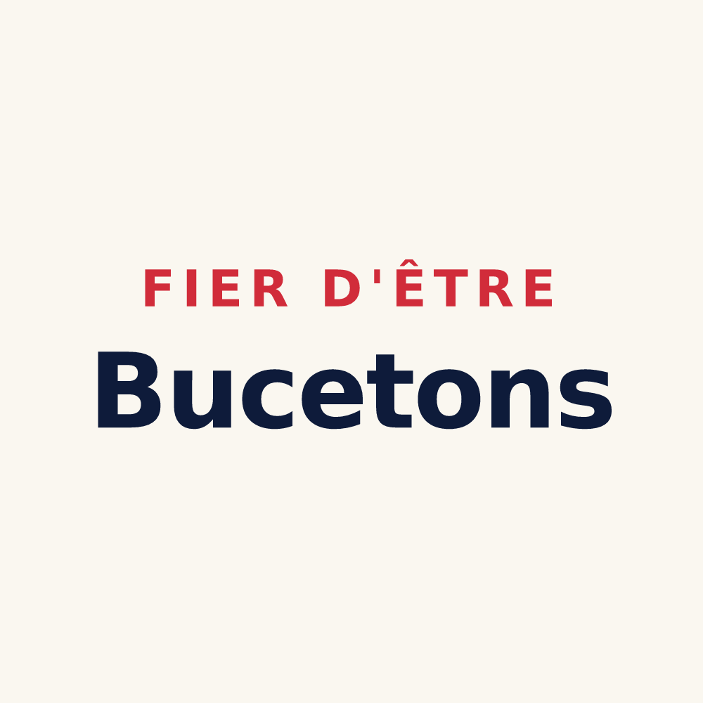 Tasse « Fier d'être Bucetons » — design pour Bucey-en-Othe