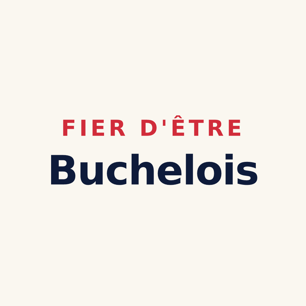 Tasse « Fier d'être Buchelois » — design pour Buchelay