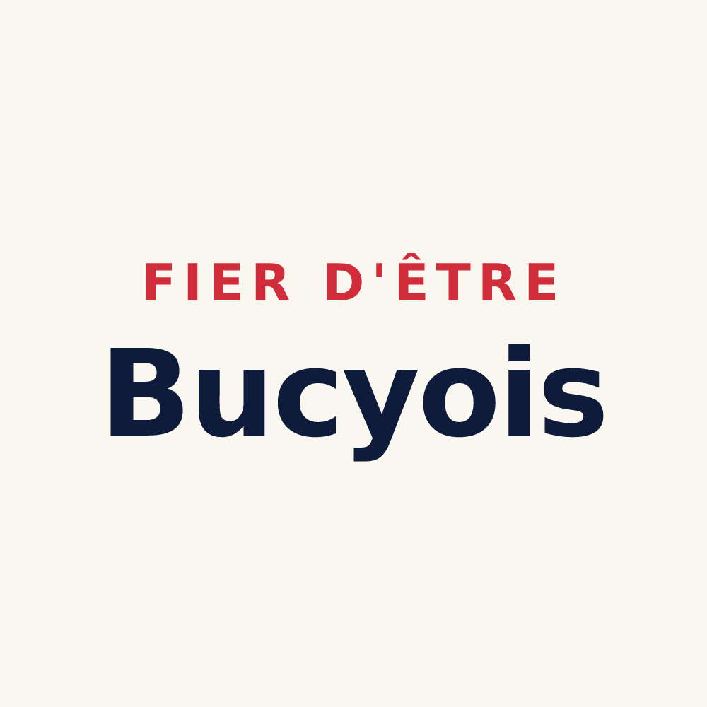 Tasse « Fier d'être Bucyois » — design pour Bucy-lès-Cerny