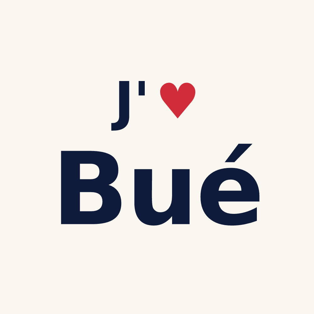 Tasse personnalisée Bué — design J'aime Bué
