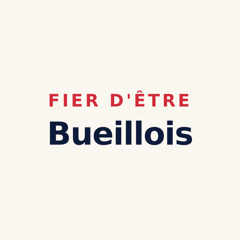 Tasse « Fier d'être Bueillois » — design pour Bueil