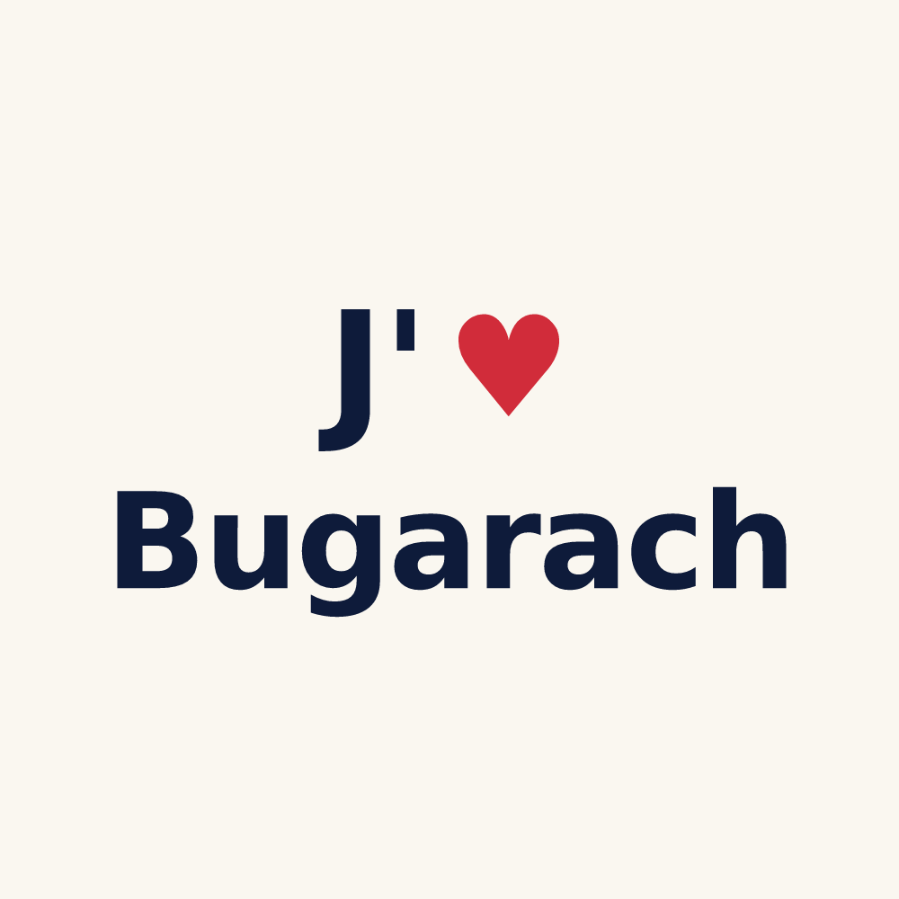 Tasse personnalisée Bugarach — design J'aime Bugarach