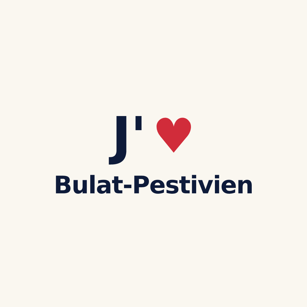 Tasse personnalisée Bulat-Pestivien — design J'aime Bulat-Pestivien