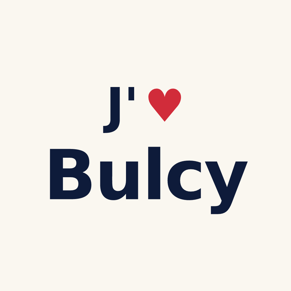 Tasse personnalisée Bulcy — design J'aime Bulcy