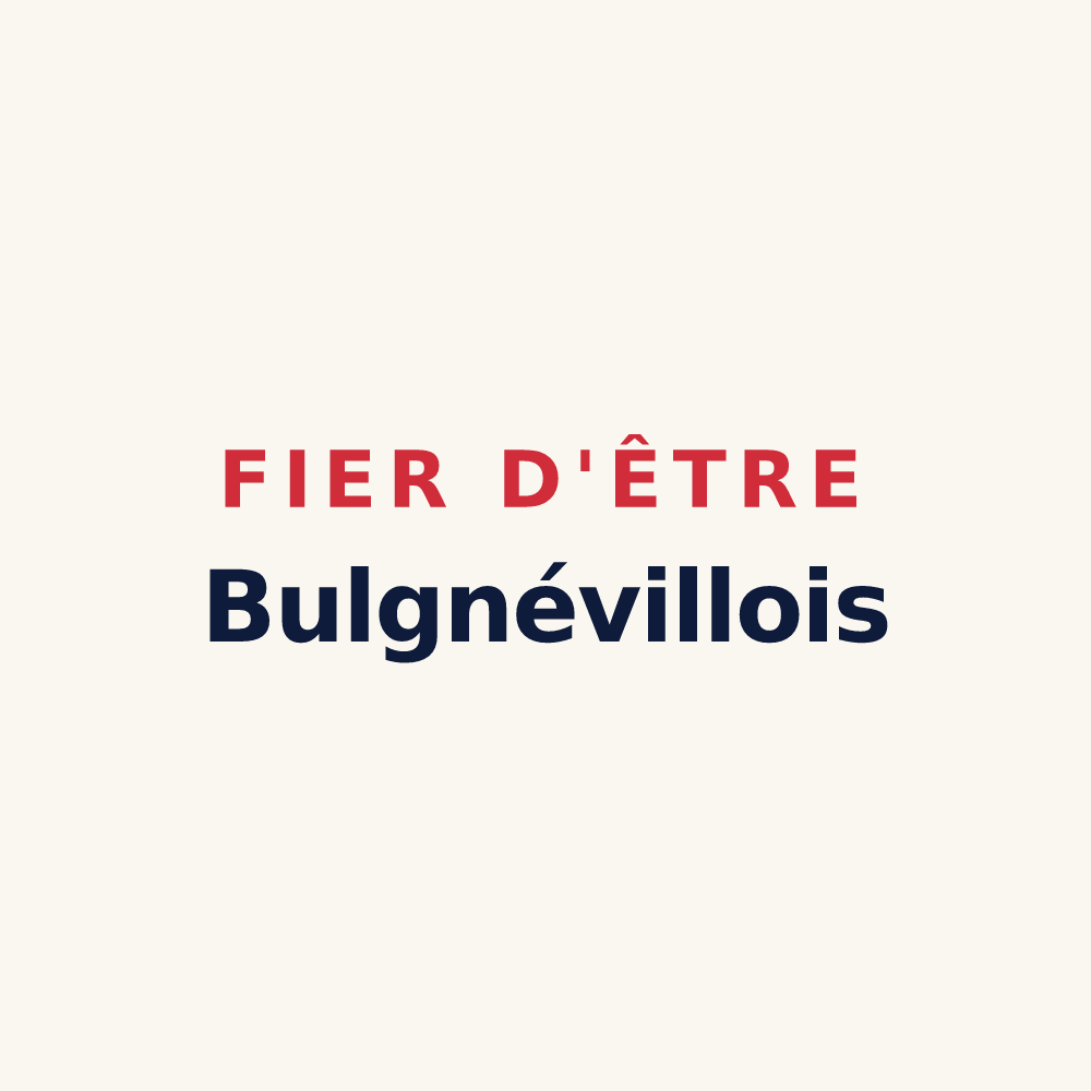Tasse « Fier d'être Bulgnévillois » — design pour Bulgnéville