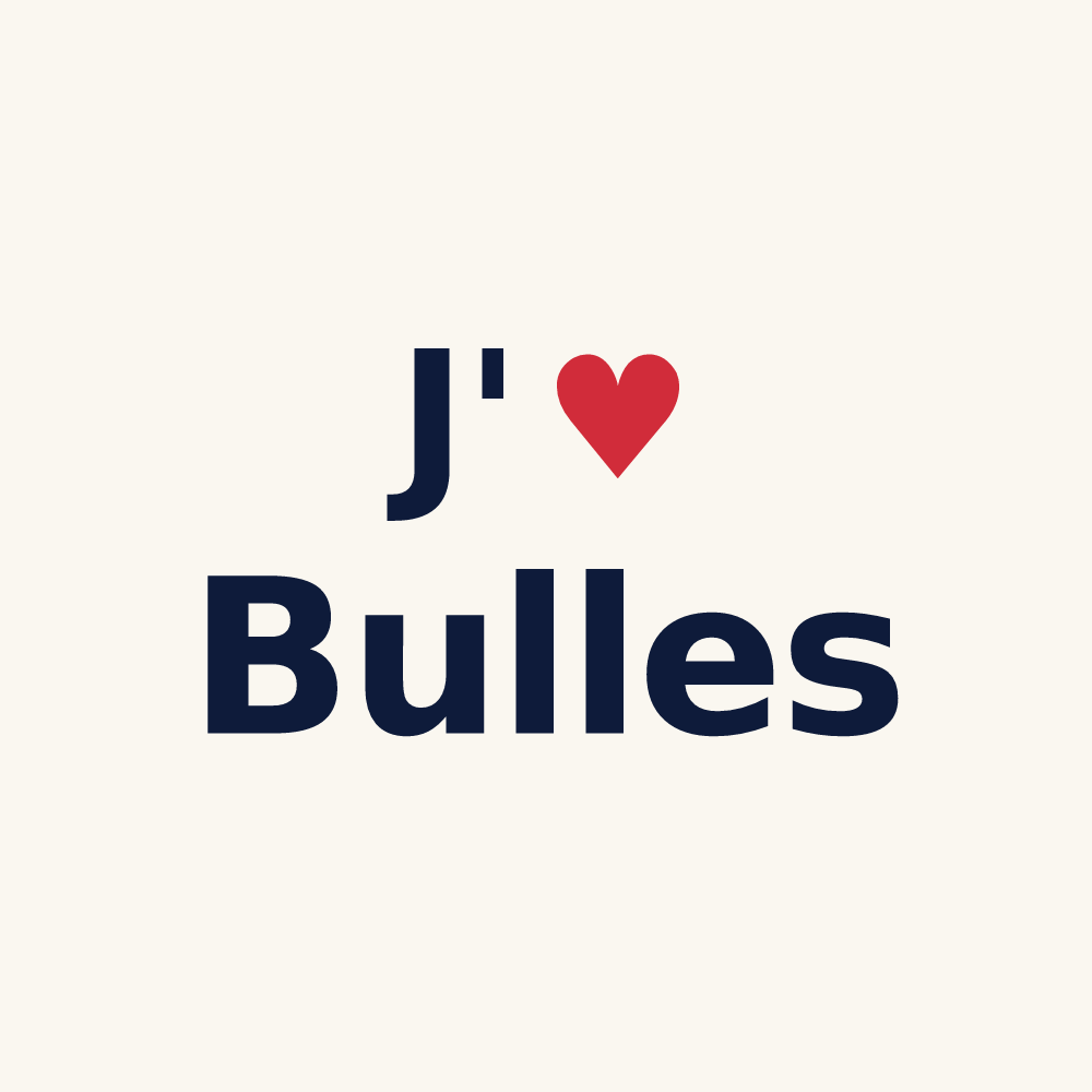 Tasse personnalisée Bulles — design J'aime Bulles