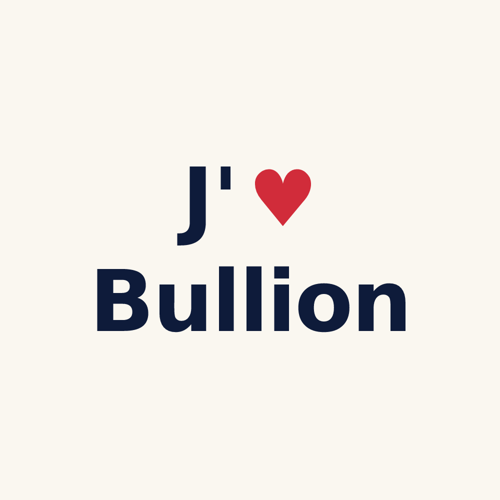 Tasse personnalisée Bullion — design J'aime Bullion