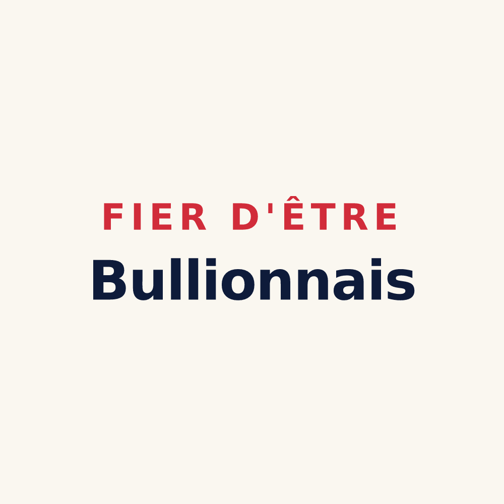Tasse « Fier d'être Bullionnais » — design pour Bullion