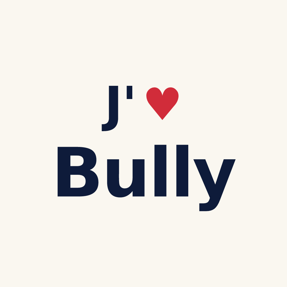Tasse personnalisée Bully — design J'aime Bully