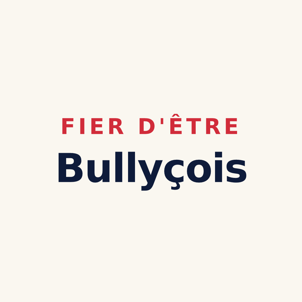 Tasse « Fier d'être Bullyçois » — design pour Bully