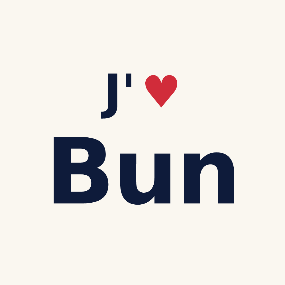 Tasse personnalisée Bun — design « J'aime Bun » imprimé sur la tasse