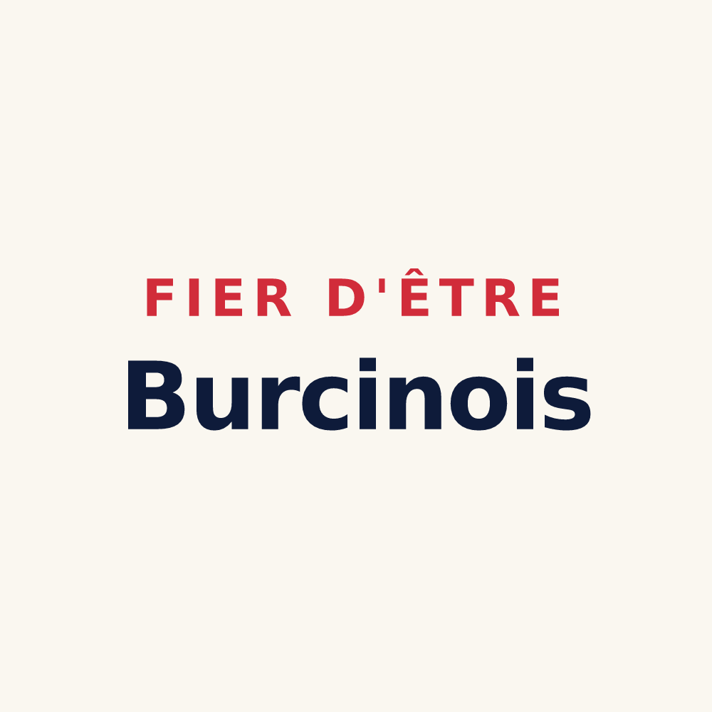 Tasse « Fier d'être Burcinois » — design pour Burcin