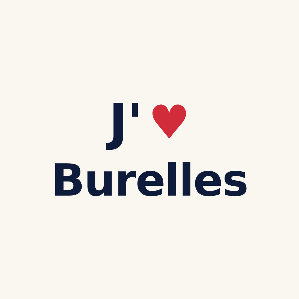 Tasse personnalisée Burelles — design J'aime Burelles