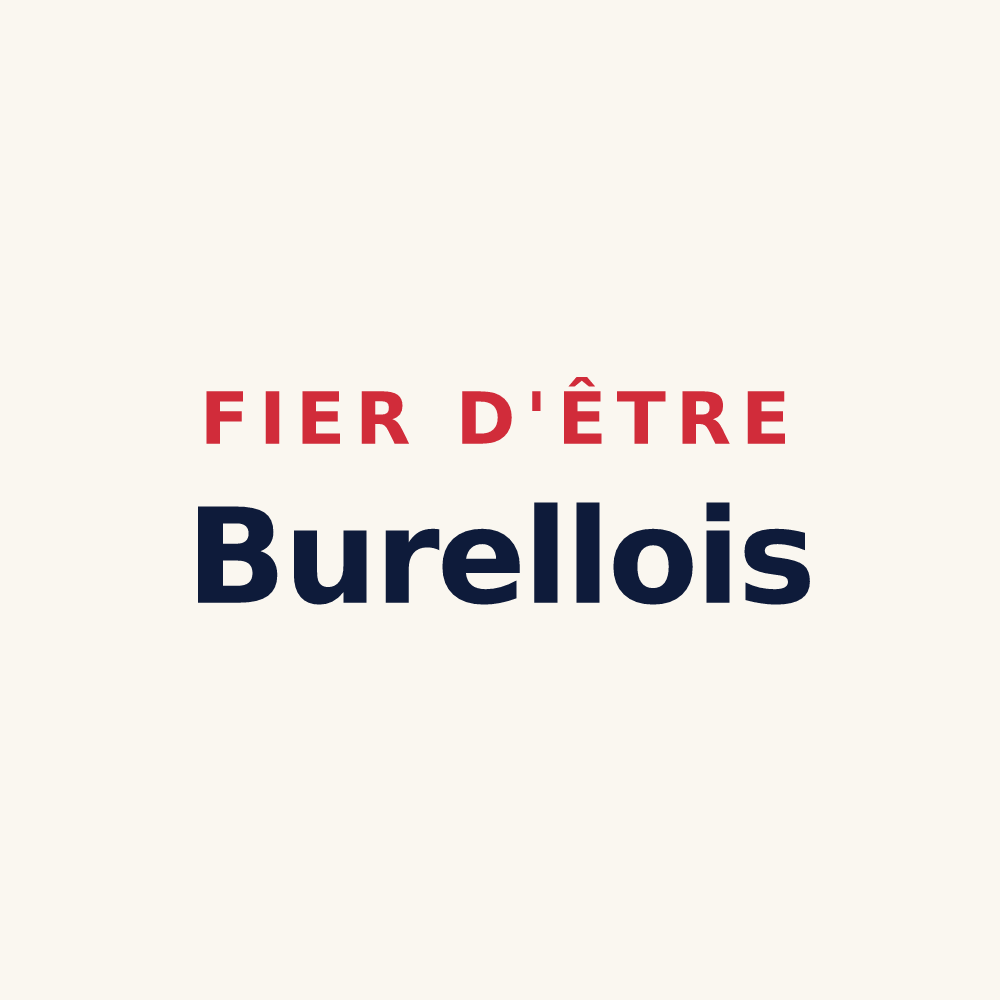 Tasse « Fier d'être Burellois » — design pour Burelles