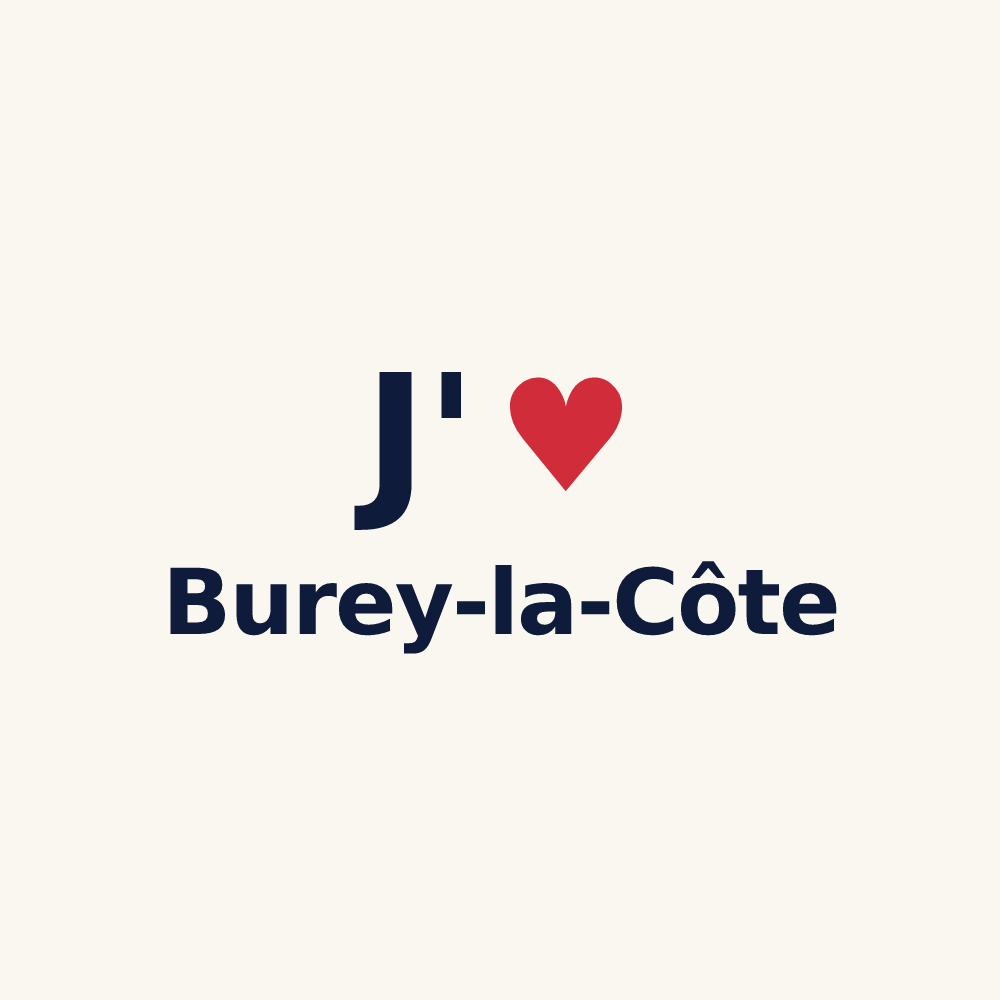 Tasse personnalisée Burey-la-Côte — design J'aime Burey-la-Côte