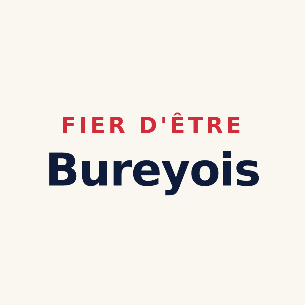 Tasse « Fier d'être Bureyois » — design pour Burey